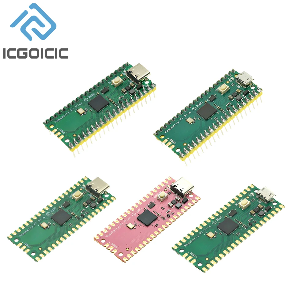 Placa de desarrollo de doble núcleo RP2040 compatible con Pitón de TYPE-C Mciro para Raspberry Pi PICO