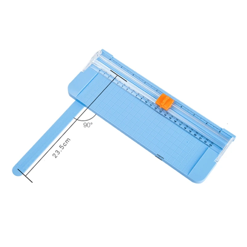 Multi-in-1 Paper Cutter with Extending Scale Ruler Dual-scale Paper Trimmer Fit for Photo Label Cardstock Craft Projects