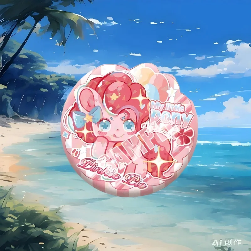 

58MM New Style My Little Pony Twilight Sparkling Cloud Treasure Apple Jia Er Xiao Die Cartoon Anime Girl Likes Gifts