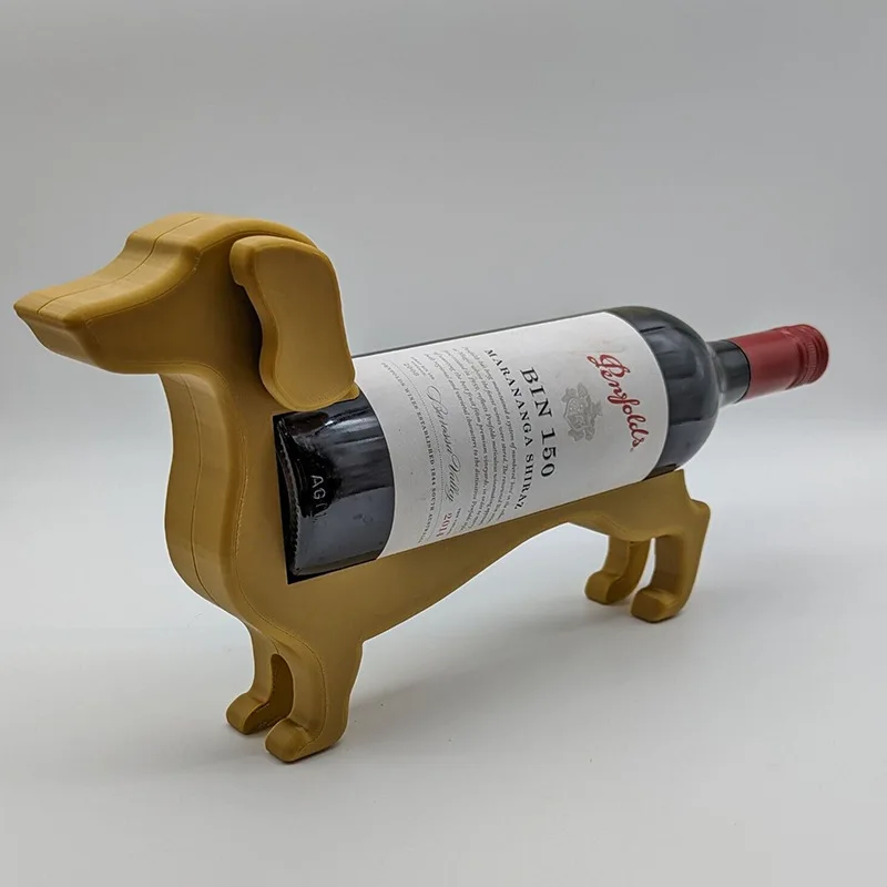 Adorable Dachshund Wine Bottle Holder - Perfect Decorative Piece for Wine Lovers