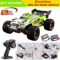 SCY 18101PRO Electric Remote Control Car 1:18 2.4GHz Off Road Truck Model Climbing Toys Birthday Christmas Gift For Kids