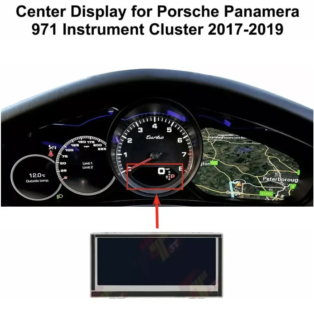 

Центральный ЖК-дисплей для Porsche Panamera 971, приборная панель 2017-2019, замена экрана приборной панели для автомобильной электроники