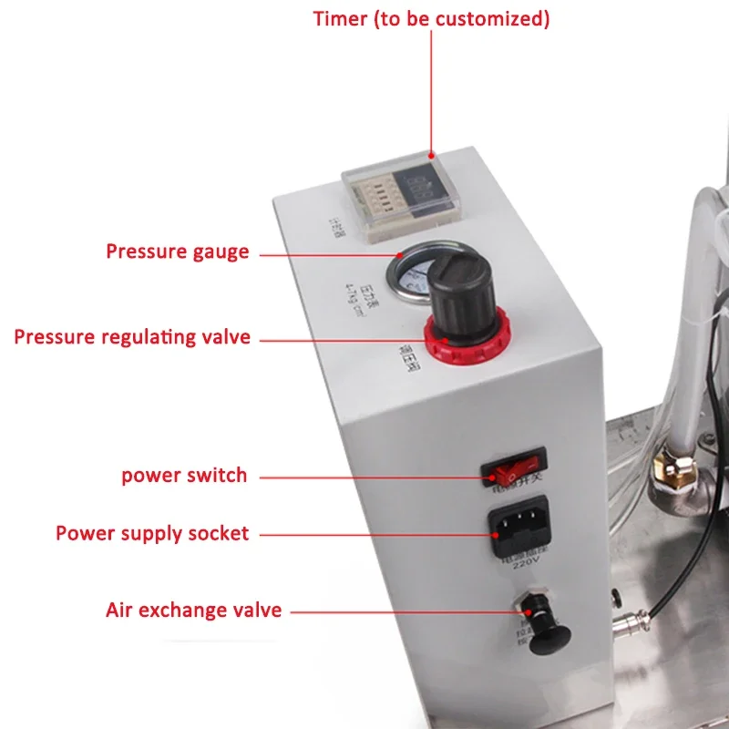 2600ml Silicone Valve Dispensing Machine Set with Back Suction Type High Flow Dispensing Valve Corrosion and Wear Resistance