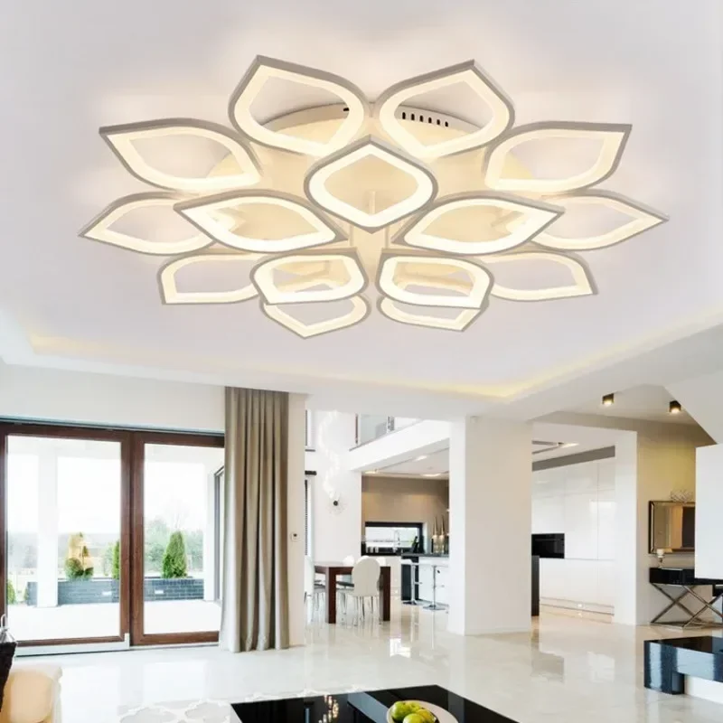 luzes led flor de lotus mestre lampadas teto para decoracao do quarto estudo simples moderno criativo personalidade arte quarto hall lustre 01