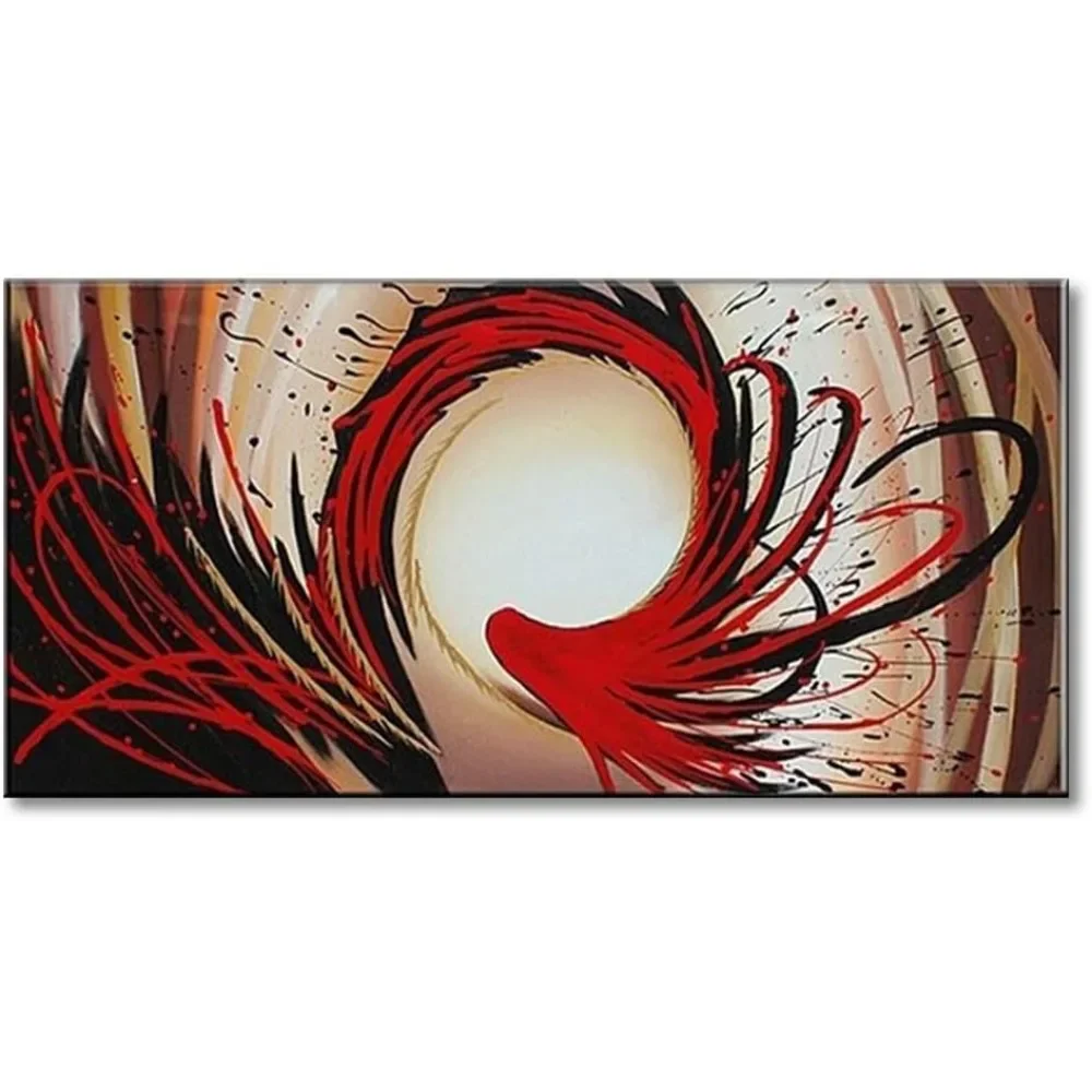 

Decorative Paintings Hand Drawn Abstract Oil Painting on Canvas Modern Wall Decoration Artwork Art Home Decor Garden