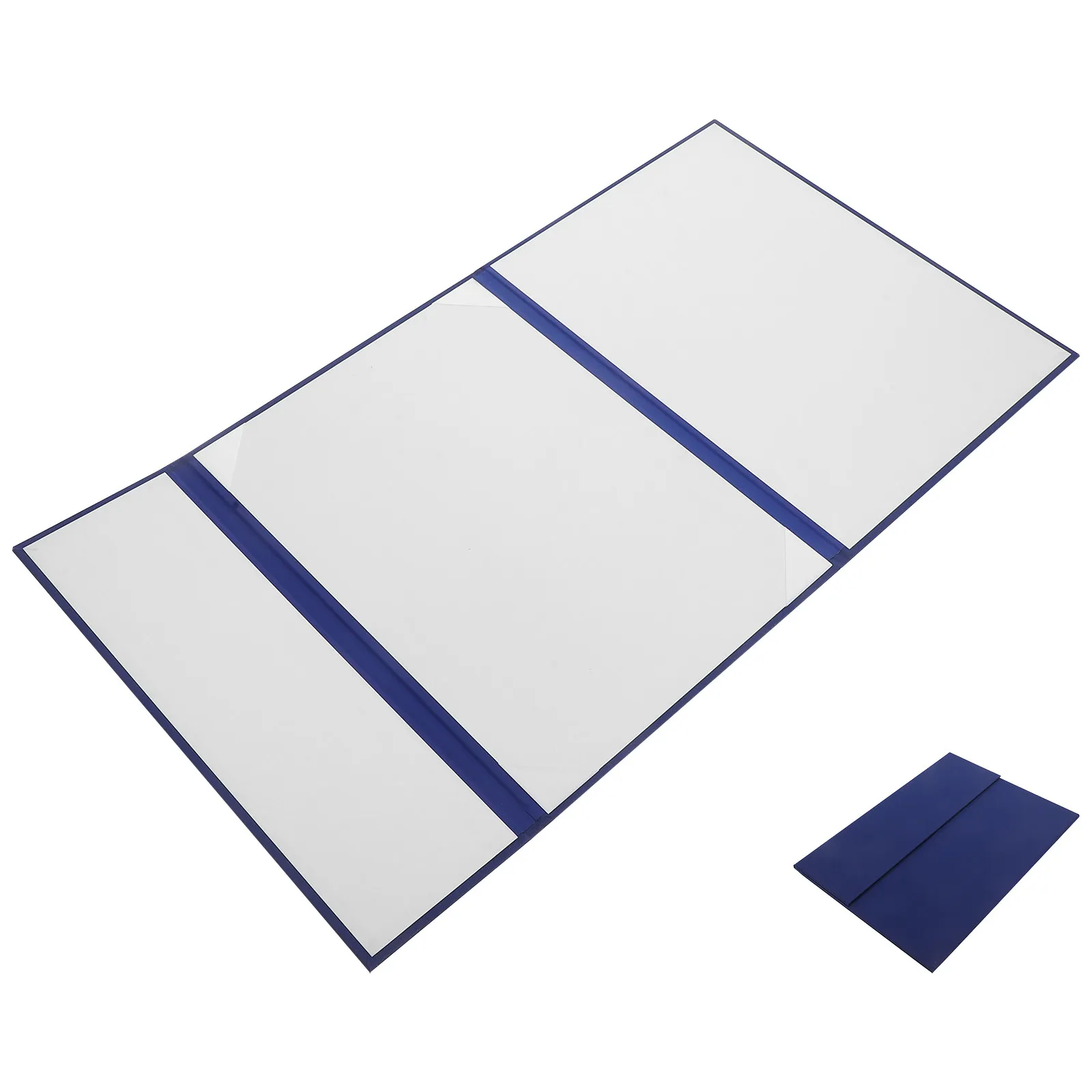 Porte-diplôme A4, porte-certificat à trois volets, couverture de document, étui de présentation de récompenses, rangement pour diplôme de remise de diplôme