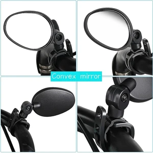 360 ° bicycle rearview mirror turning handle, convex mirror, outdoor Sports Safety, Convex Bar, 1PC 10 Main Sales Mirror Rearview Mirror - №2