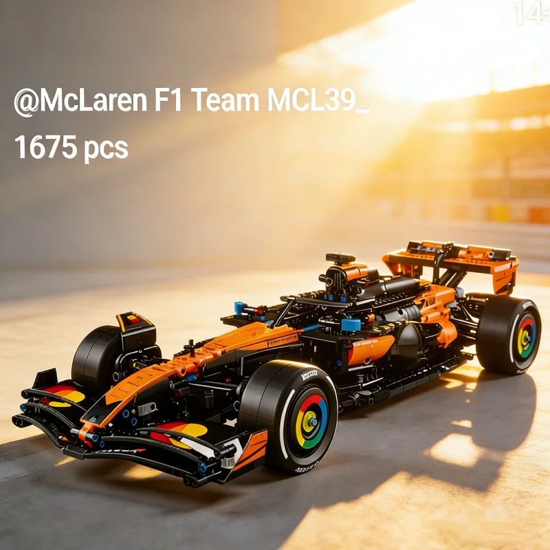 In Stock 1675pcs MOC-42228 Blocks Formula RACE SPORT Car Model Buiding Blocks Bricks Sets Kit Toys for Boys Birthday Gifts