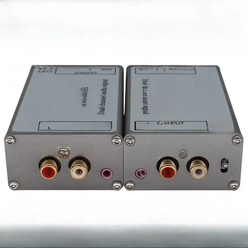 RCA2 Audio Ground Loop Noise Isolator Eliminator Hum Buzz Filter For PC Speaker Stereo System