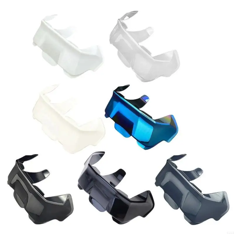 Racing Inspired Helmet Spoiler Accessory Aerodynamic ABS Plastic No Tools Required Streamlined Aggressive Appearance