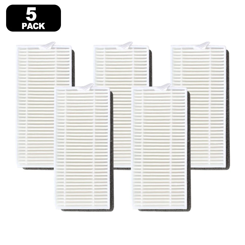 5pcs Filter Screens For Conga M50 / M50 FOR X-Treme Vacuum Cleaner For Sweeping Machine Accessories Dust Box Filter Element