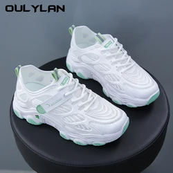 Fashion Korean Version Sneakers INS Trendy Breathable Mesh Running Shoes Summer New Women's ShoesStudent Sports Shoes