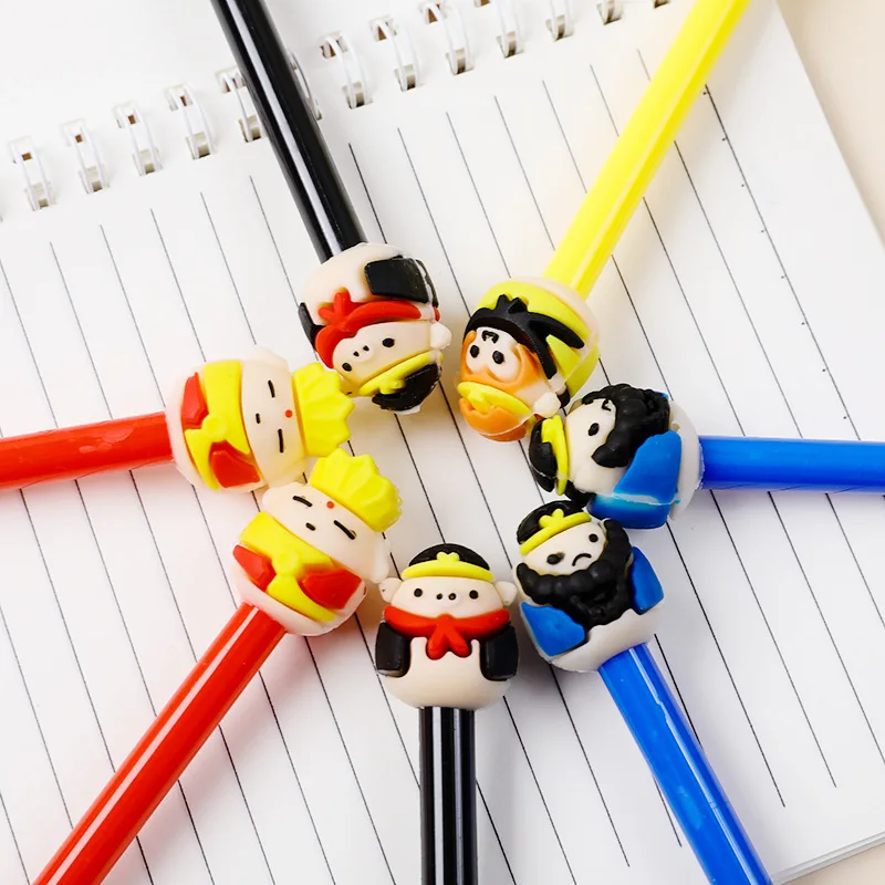 150 Pcs Wholesale Cartoon Journey to the West Gel Pens set Creative Student Animation Water Pen Fun Office Stationery