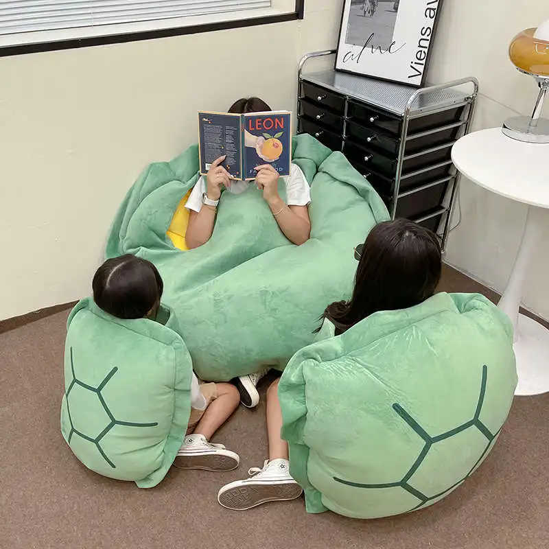 

Wearable Giant Turtle ell Spwear Bag Doll Children's Internet Famous Lazy Sofa Cuion Soft Cotton Long Sve round Ne