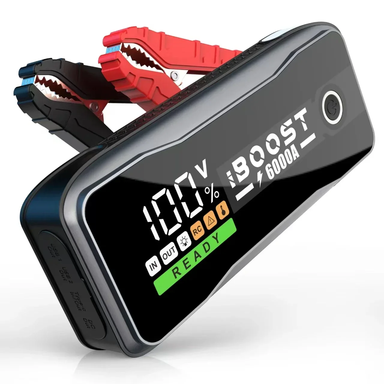 Jumper cable car battery charger jump starter