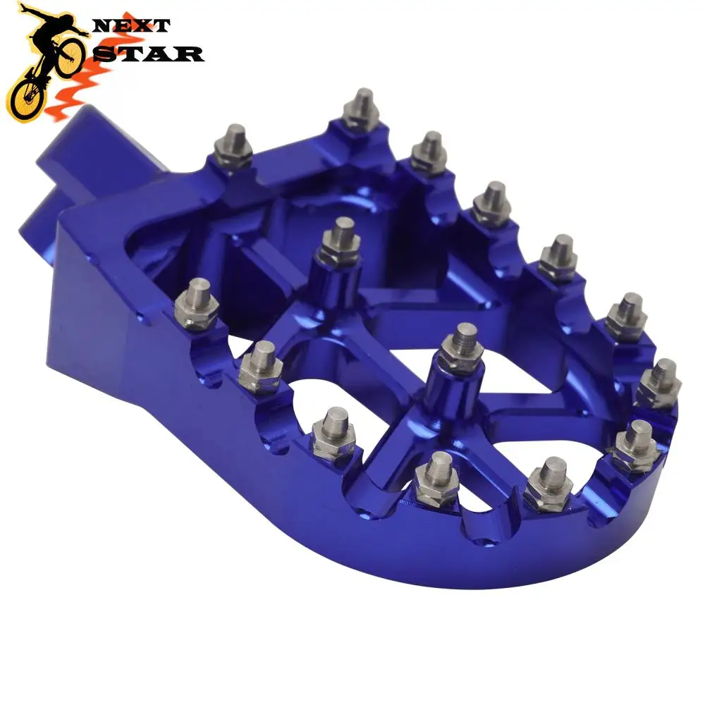 Motorcycle CNC Aluminium Footpegs Foot Pegs Rests Pedals For ZongShen Kayo T2 T4 XR CR CRF KLX PW TTR TW 50 70 80 90 110 ATV