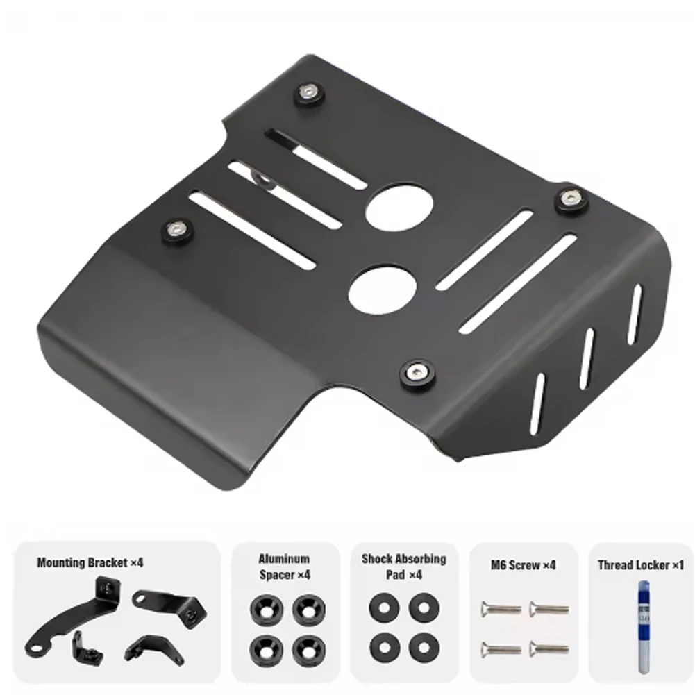 FOR LONCIN VOGE SR450X Motorcycle Skid Plate Protector Engine Frame Under Guard Protection Cover Belly Pan Base view 3