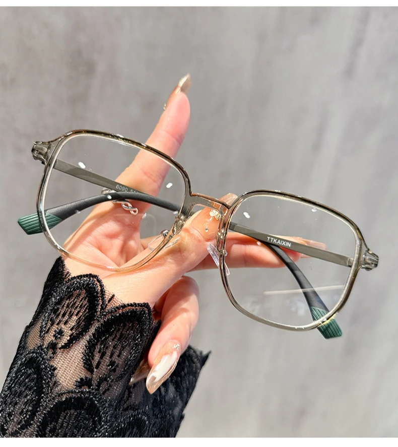 Multifokale + photochrome Lesebrille für hochauflösenden Metallbrillengestelle, modische Presbyopie-Brille 0 ~ + 4,0 – Detail 17