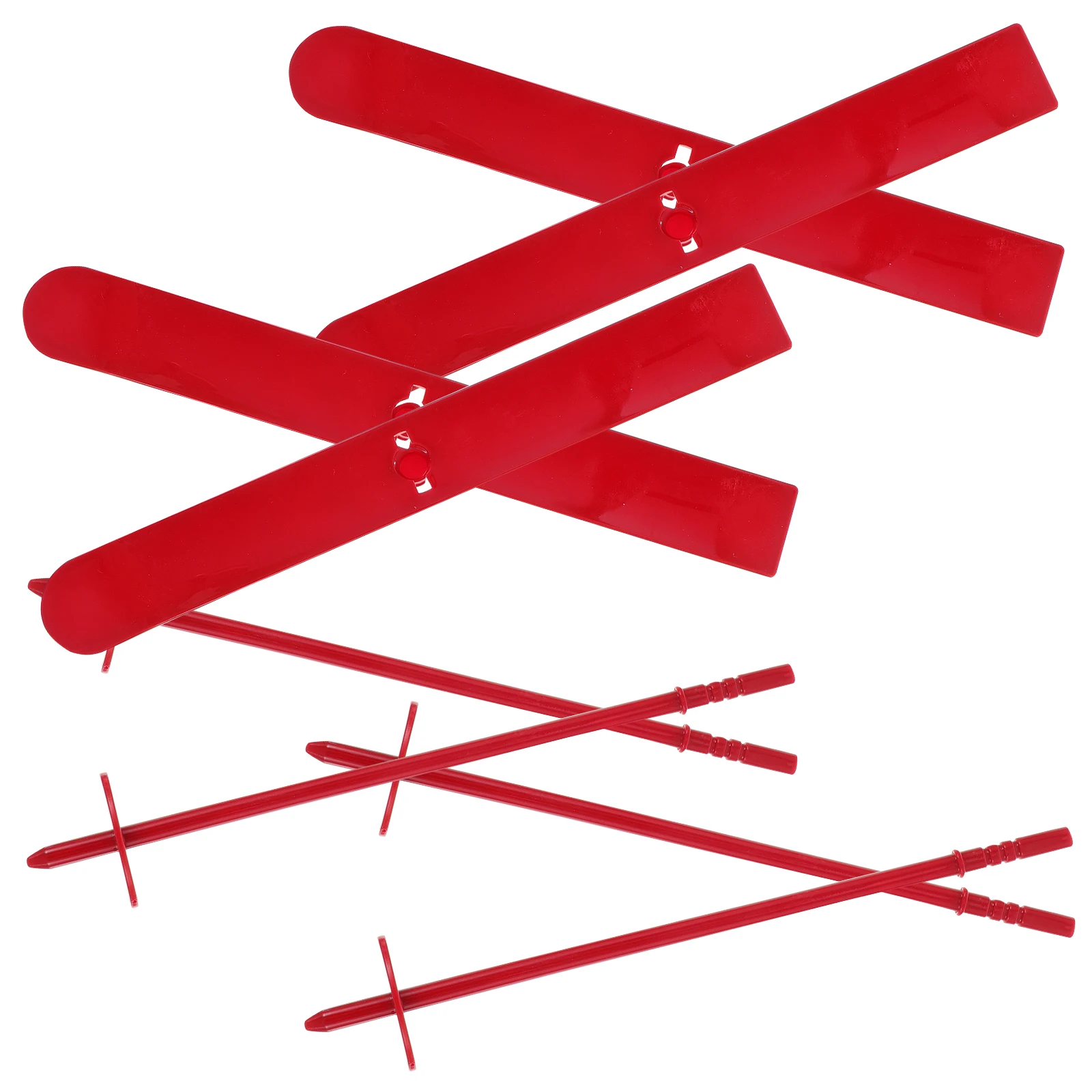 

2 set Christmas Sleigh Ornament Mini Plastic Sled Decor For Xmas Tree Festival Party Desktop Home Decoration Diy Sleigh