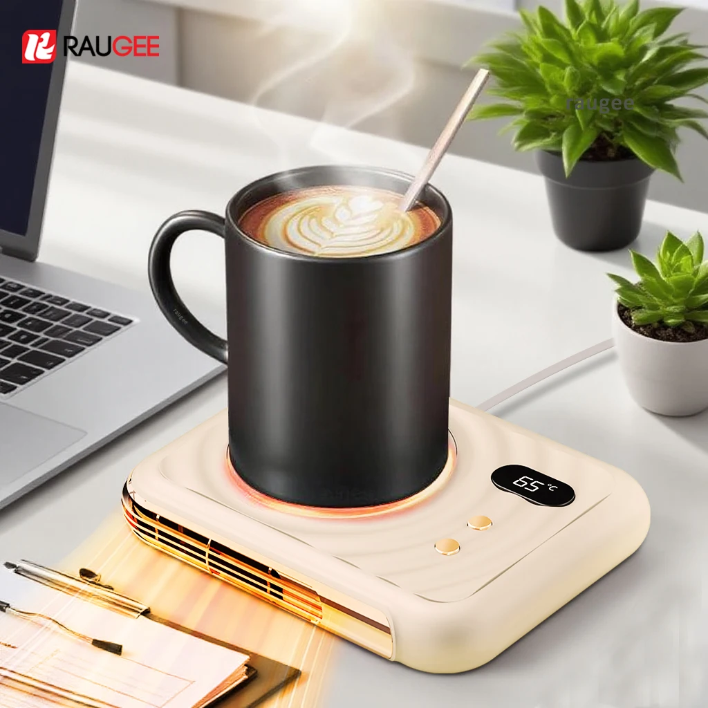 Cup Heater With Hand Warmer Electric Cup Warmer Coffee Tea Milk Mug Warmer Cup Heating Coaster For Home Office 75/65/55°C
