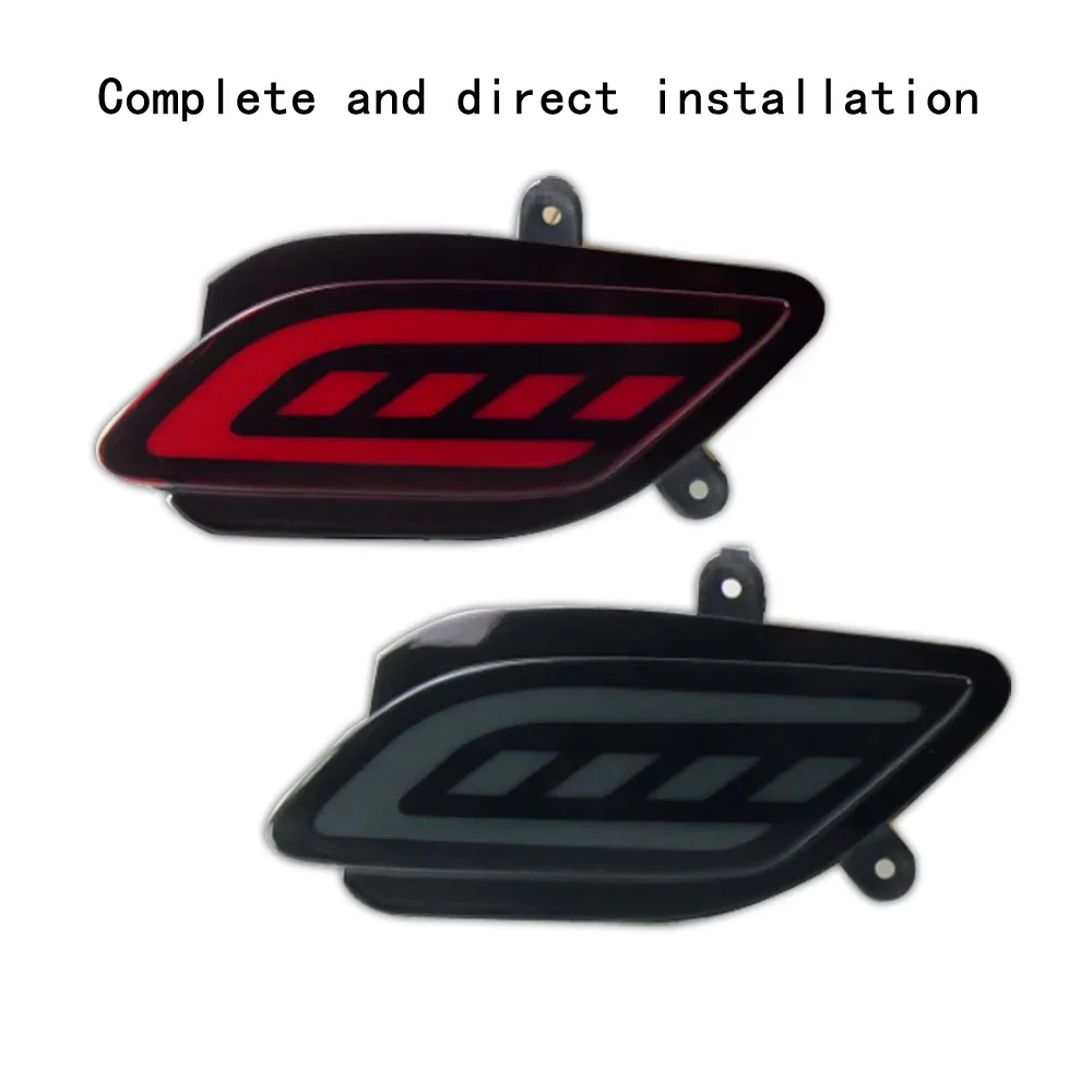 Car LED Rear Bumper Light For Toyota Yaris hatchback 2017 2018 2019 2021 22-2023 Reflector Tail Light Fog Lamp Stop Brake Light