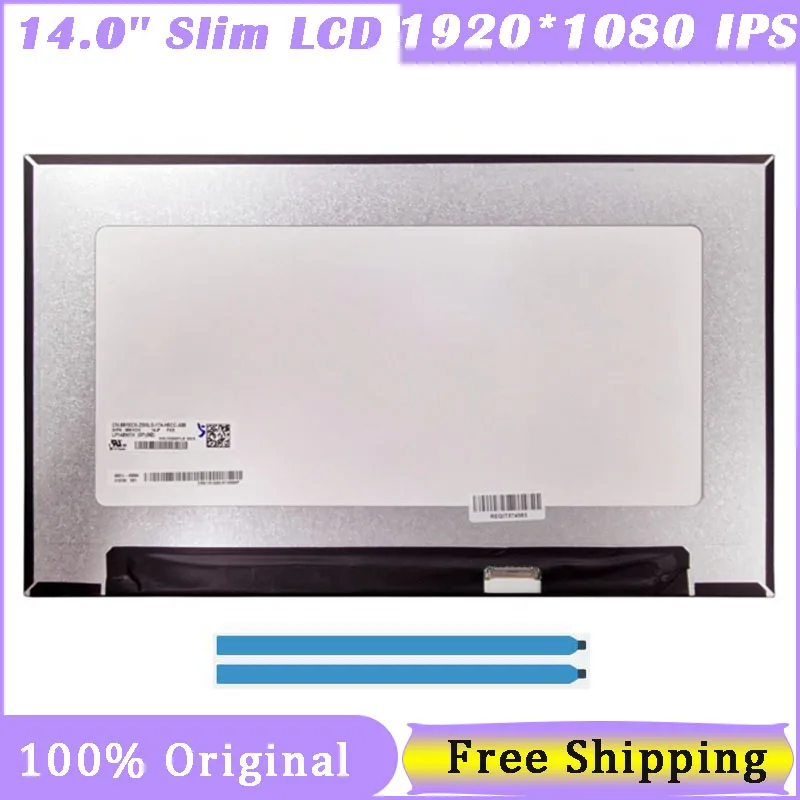 Tela do Portátil do Ips 30 Pin Lp140wfh-spm2 m1 ma dm Nv140fhm-n4t Nv140fhm-n4n Lq140m1jw62 B140han07.1 B140hab03.2 31 14