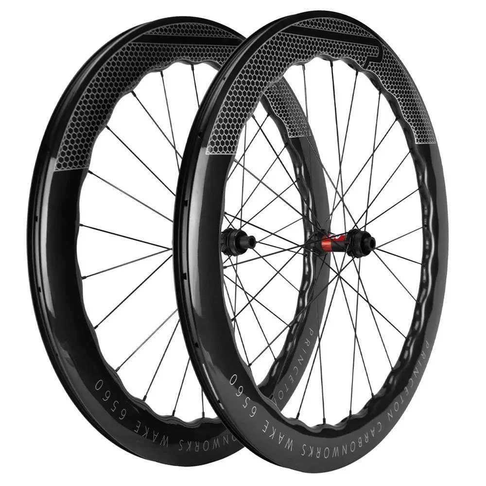 700C Carbon depth  6560 road v brake disc brake wheelset front 16 hole rear 24 hole road bike wheel clincher /tubelessrim brake