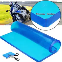 Motorcycle Seat Gel Pad Comfortable Soft Cooling Cushion Shock Absorption Mat - Blue (25 x 25 x 1 cm/9.8 x 9.8 x 0.39 inch)