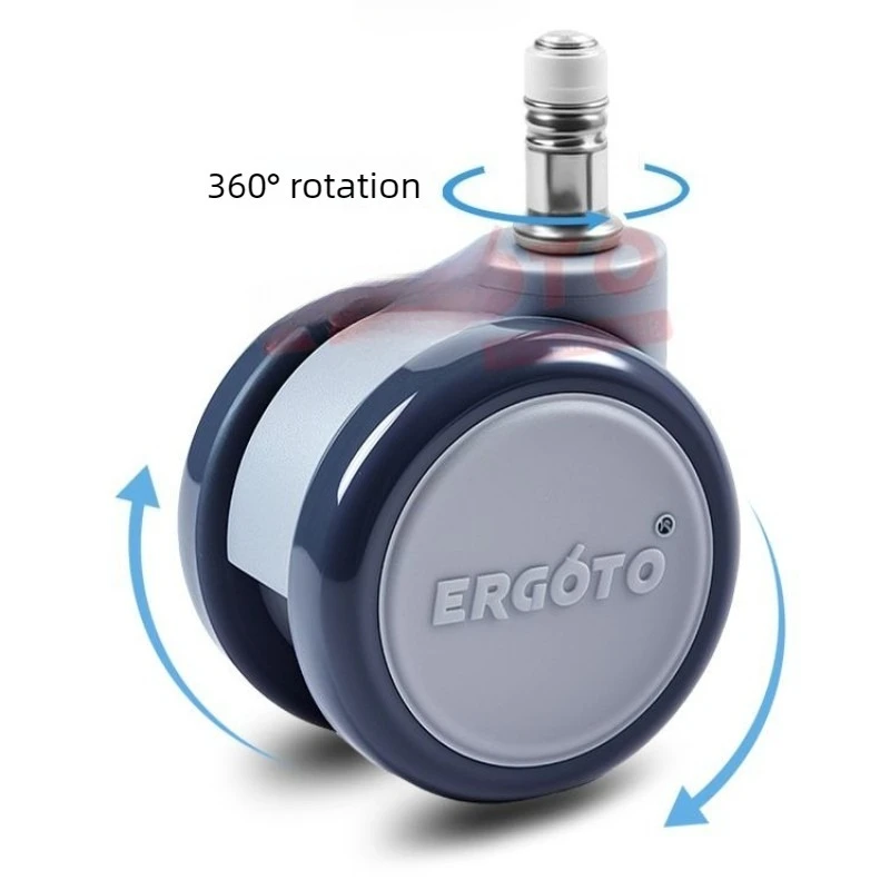 Bearing‑Fitted Caster Wheels Swivel Computer Chair Smooth Roller Gaming Chair Replacement Casters Furniture Repair Accessory