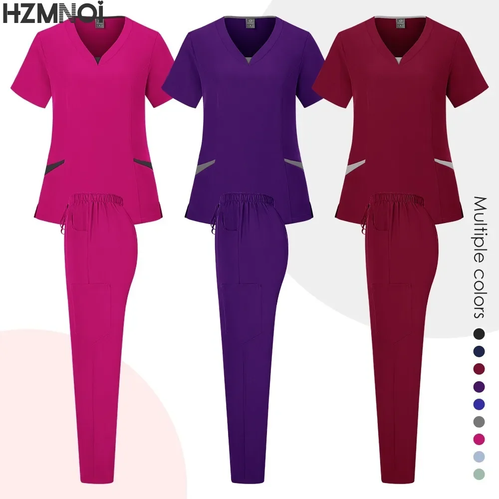 HZMNOI New Arrival Doctor Uniforms HighQuality Medical Scrubs for Women in Various Colors and Sizes Durable Dentist Surgery Sets