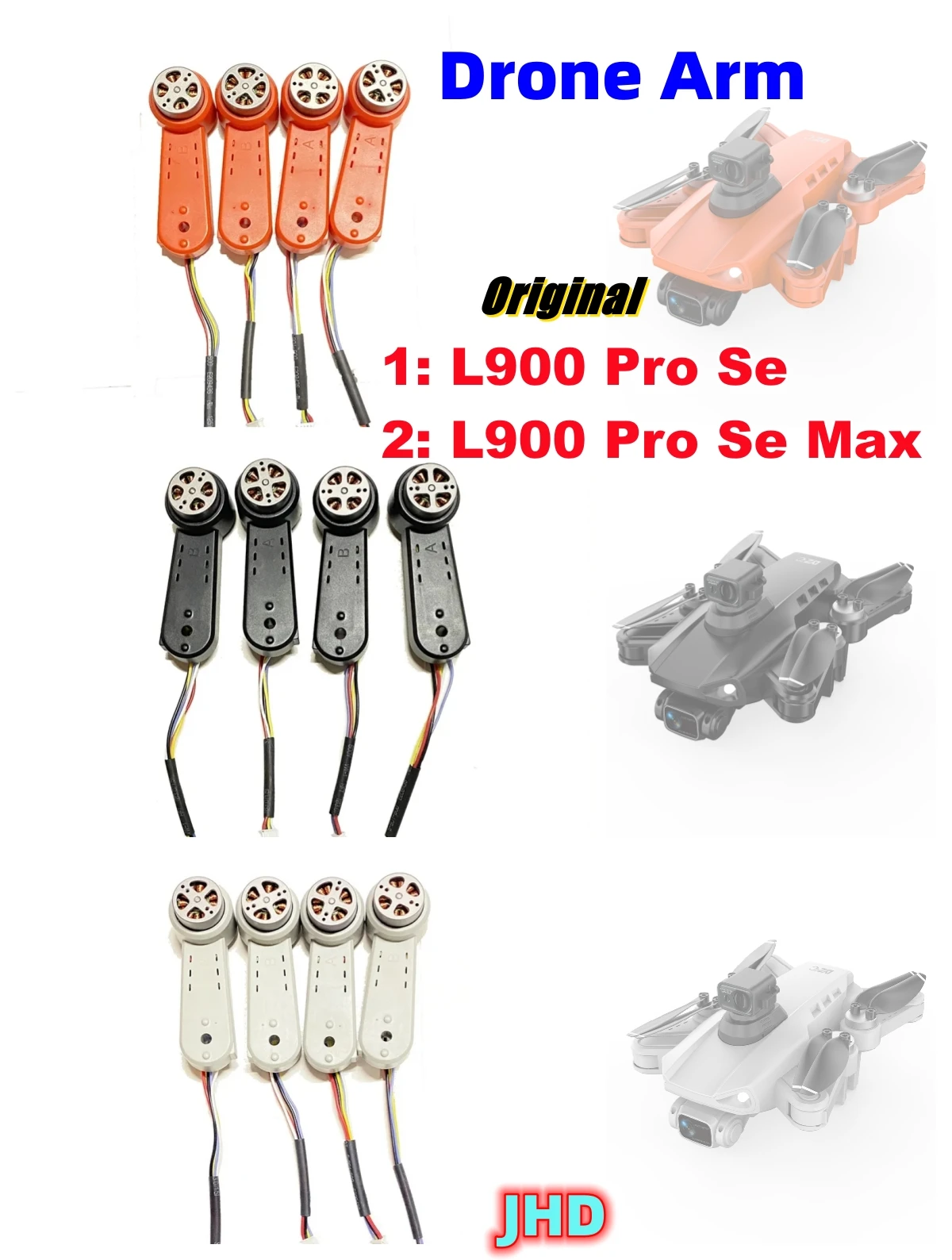 

JHD L900 Pro SE Arm для L900 Pro SE Max Arms GPS RC Дрон Квадрокоптер L900 Pro SE Arm