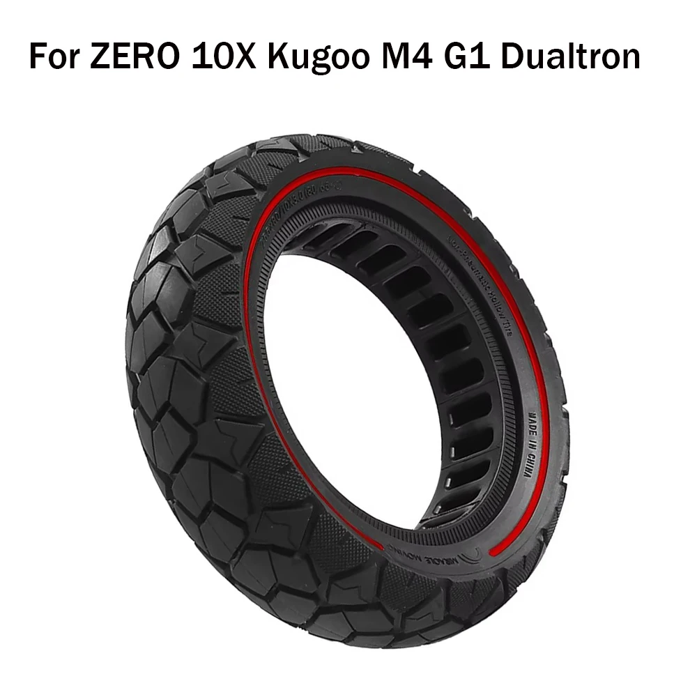

80/65-6 255X80 Electric Scooter Blast Proof Solid Tire for ZERO10X & Kugoo M4 G1 Dualtron Replacement Tires