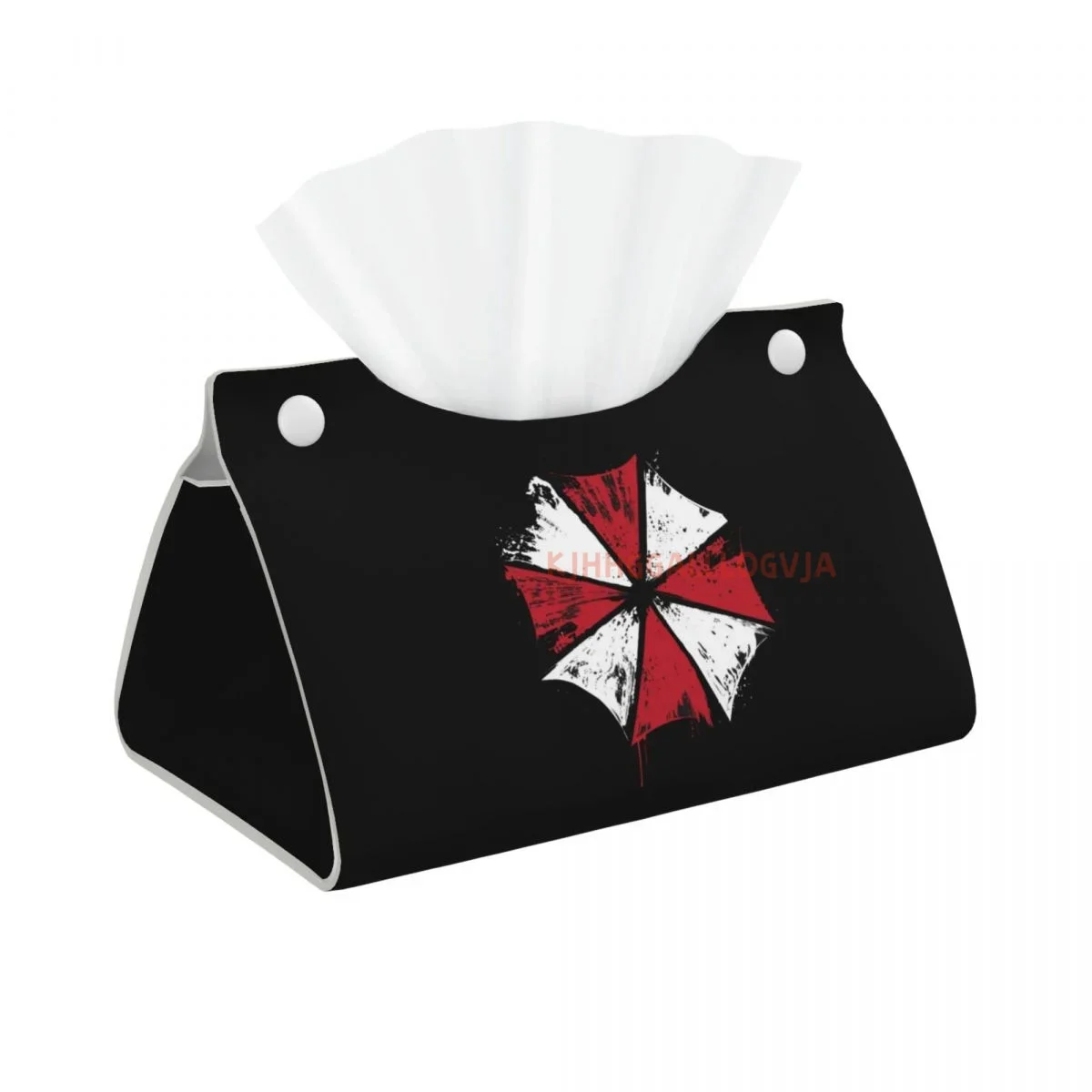 

Umbrella Corporations Thermal Facial Tissue Box Cover Rectangular 1908 Pink Green PU Leather Tissue Box Holder