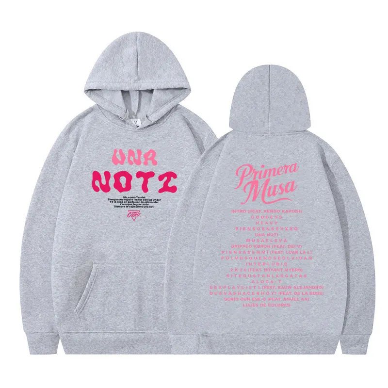 مغني الراب عمر كورتز بريميرا موسى 2025 جرافيك هوديس الرجال خمر الهيب هوب بلوزات طويلة الأكمام جماليات الصوف رياضية