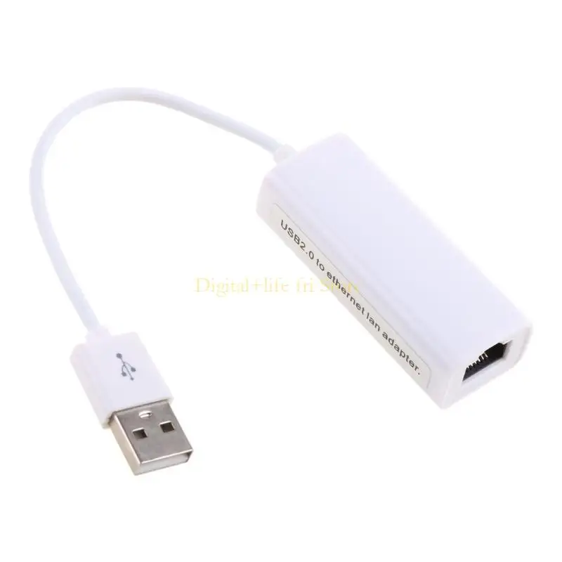 E06D USB 2.0 ไปยังไดรเวอร์ฟรีเครือข่าย 300Mbps RJ45 LAN Gigabit Ethernet Adapter