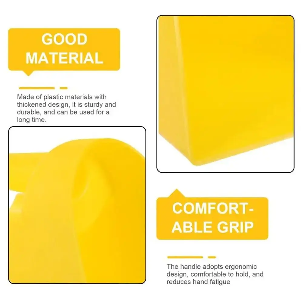 

1 шт. новая пластиковая лопатка для кормления, утолщенная штабелируемая лопатка для зерна, многоразовая большая лопата для еды для любителей лошадей