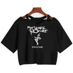 my chemical romance t-shirt crop top women grunge graphic tees women harajuku kawaii kawaii print t shirt tshirt aesthetic