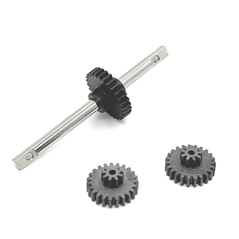 Metal Transmissão Gearbox, Engrenagem do Motor, MN82, MN78, 1/12 RC Car, Atualizar Peças, Acessórios