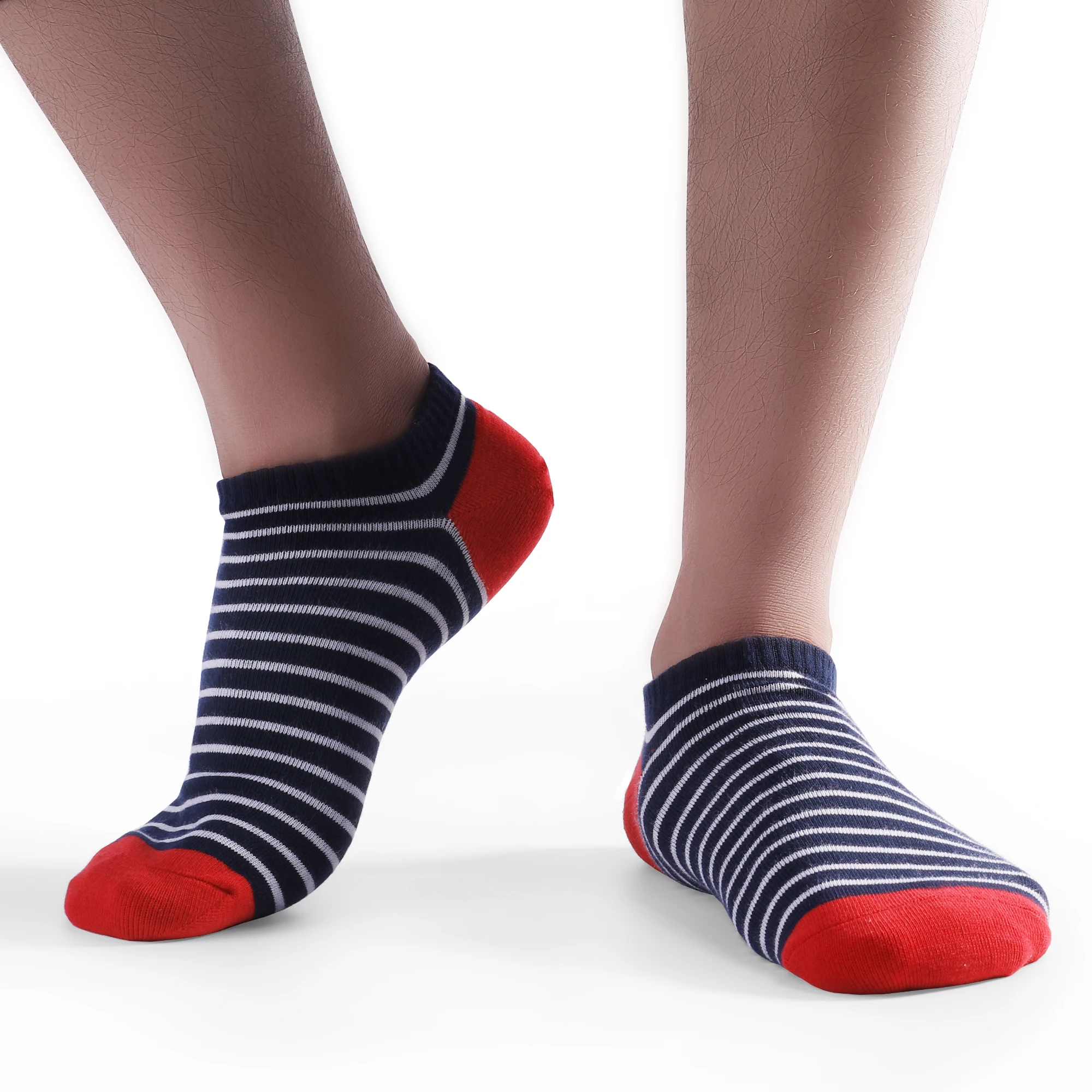 5 Pairs Low Cut Men Socks Solid Color Stripe Breathable Cotton Socks Sport Short Socks Women Men Funny Ankle Socks