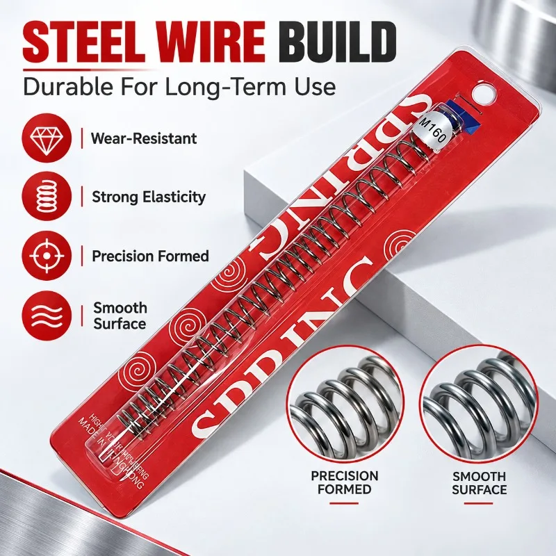 High Tensile M95ST-M190 Compression Coil Spring Durable Hobby Model Mechanical Refit Parts