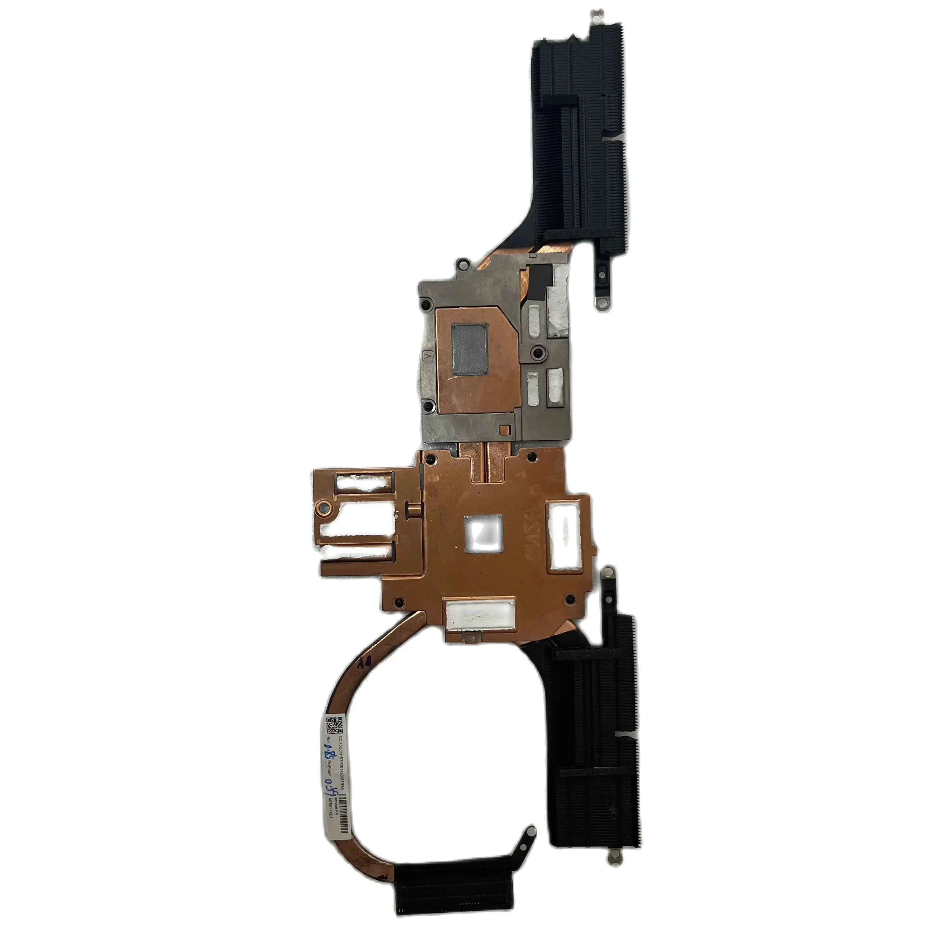 Imagem -03 - Dissipador Portátil do Radiador Refrigerador para hp Omen 16-b Tpn-q265 Acessório de Reparação Coolingm75511001 N08450-001 Novo Original