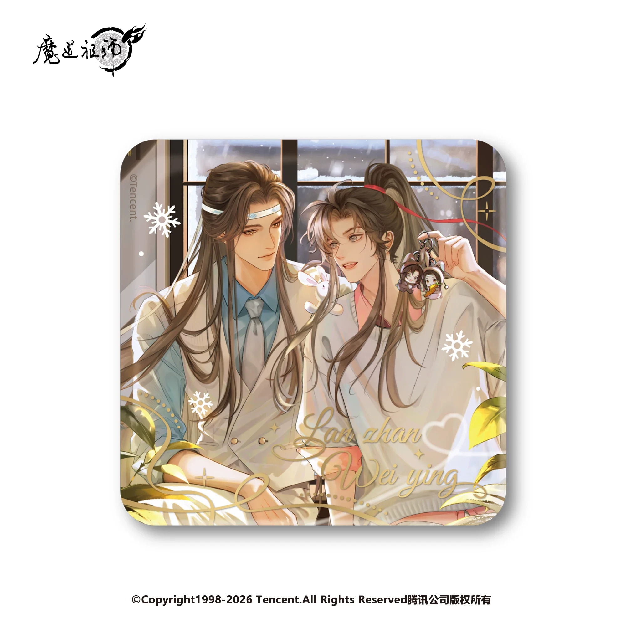 Sunsyea MDZS Mo Dao Zu Shi Official Merch QGQX Series Wei Wuxian Lan Wangji Acrylic Stand Board Badge Card Keychain