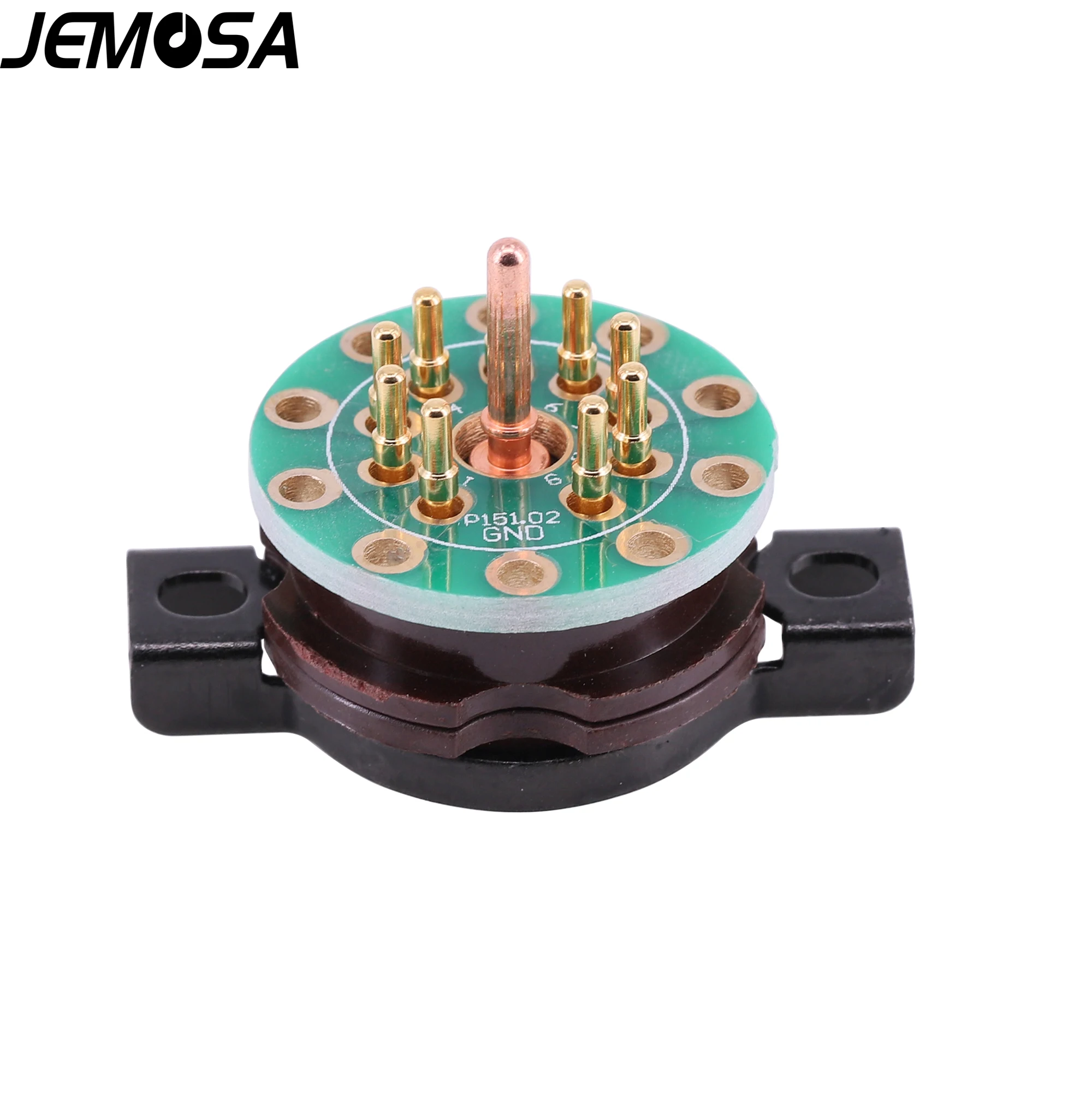 Cmc 9pin Buis Socket Bruin Bakeliet Voor 12au7 12ax7 6922 E88cc Ecc82 7199 Ecc83 Vintage Buis Audio Versterker Hifi