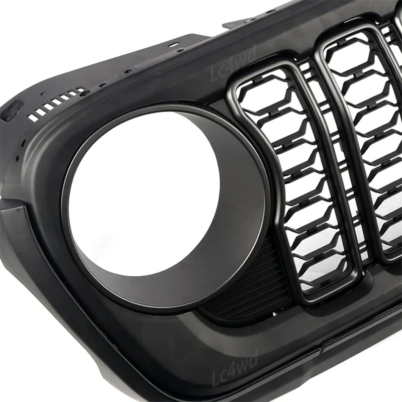 LC4WD 4X4 اكسسوارات 20th الذكرى نمط الجبهة شبكة مصبغة سباق الشوايات ل 2018-2025 جيب رانجلر JL / المصارع JT #4