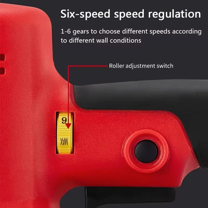 أداة صنفرة الحائط الكهربائية اللاسلكية لللمسات النهائية السلسة، أداة صنفرة الحوائط الجافة ذات السرعة القابلة للتعديل، أداة صنفرة سطح الجدار #6