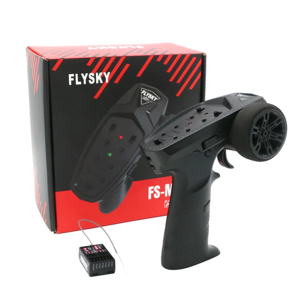 FLYSKY FS-MG7 2.4G 7CH Transmitter ANT RC Car Boat Remote Controller with FS-R7D Receiver for RC Car Boat DIY Parts