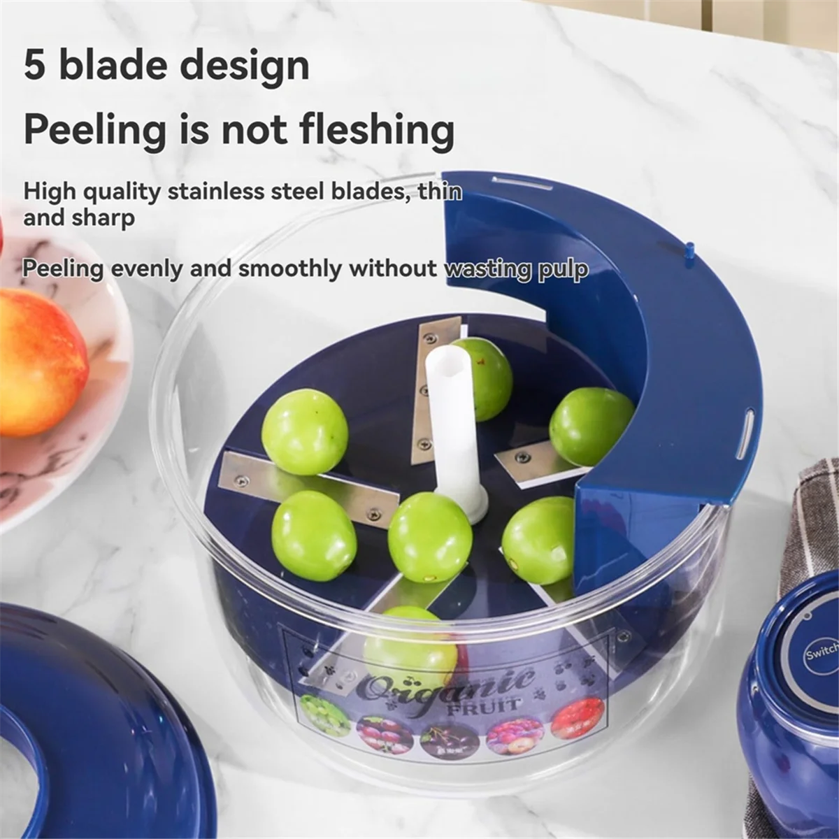 

Электрическая машина для очистки винограда WFF, автоматическая машина для очистки фруктов и чеснока, овощечистка для чистки томатов и чеснока, инструмент для удаления кожи