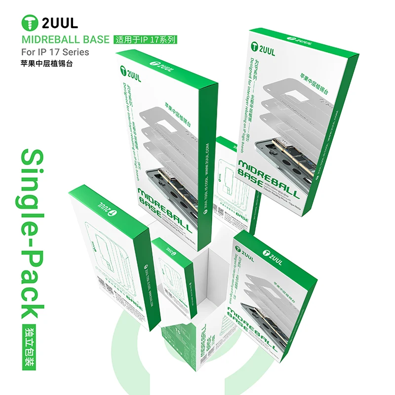 

2UUL BH40 TR-17 MID REBALL BASE Magnetic Platform Set for 17 Series Seamless Operation Reballing Platform Set