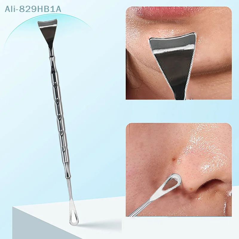 Removedor de espinillas, herramienta Popper para espinillas, tratamiento para eliminar agujas de acné, comedón, espinillas, Zit, nariz, cara, Extractor de imperfecciones