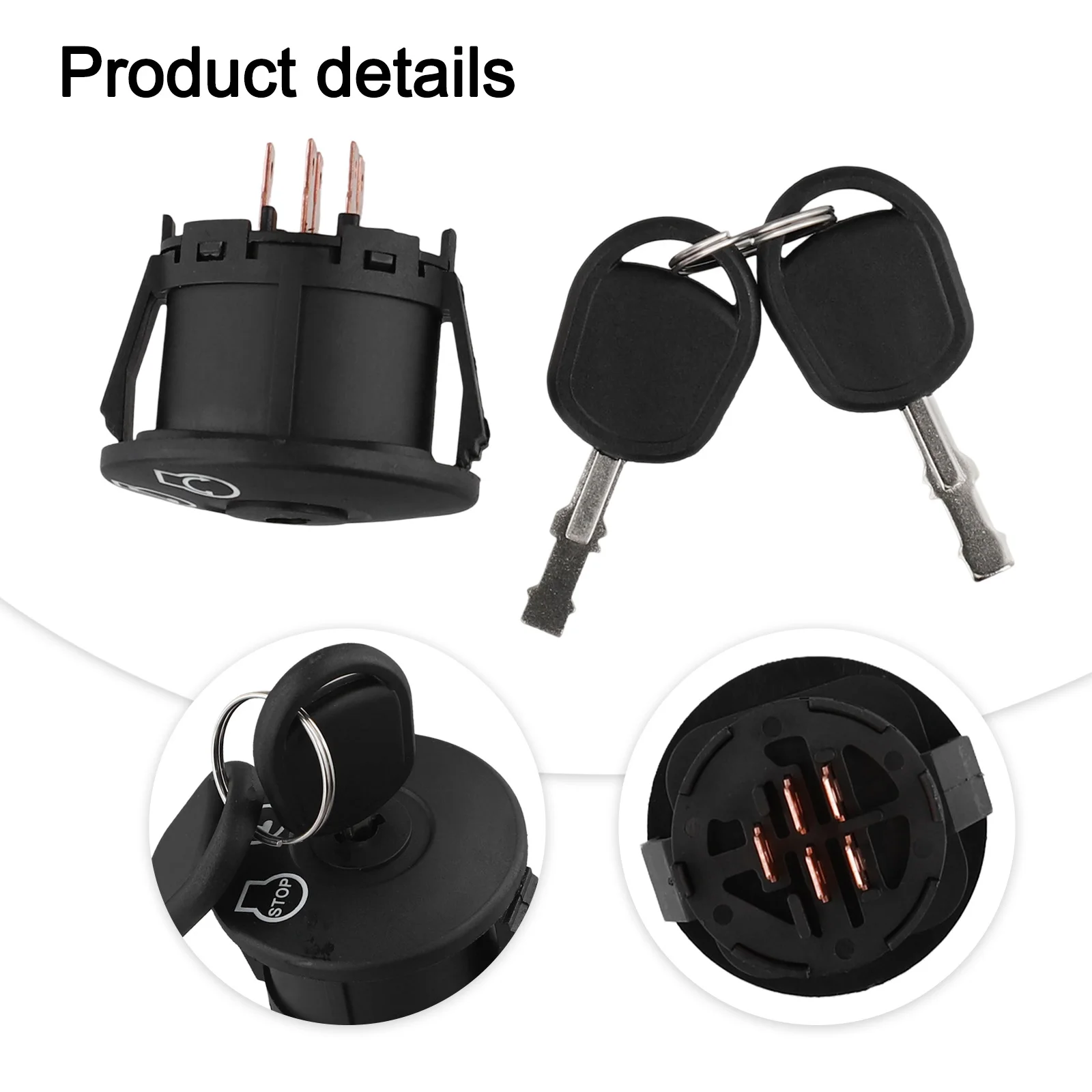 Lawn Mower Ignition Ignition Switch With Key As Shown In The Figure Electrical System Connection Five Terminal Configuration